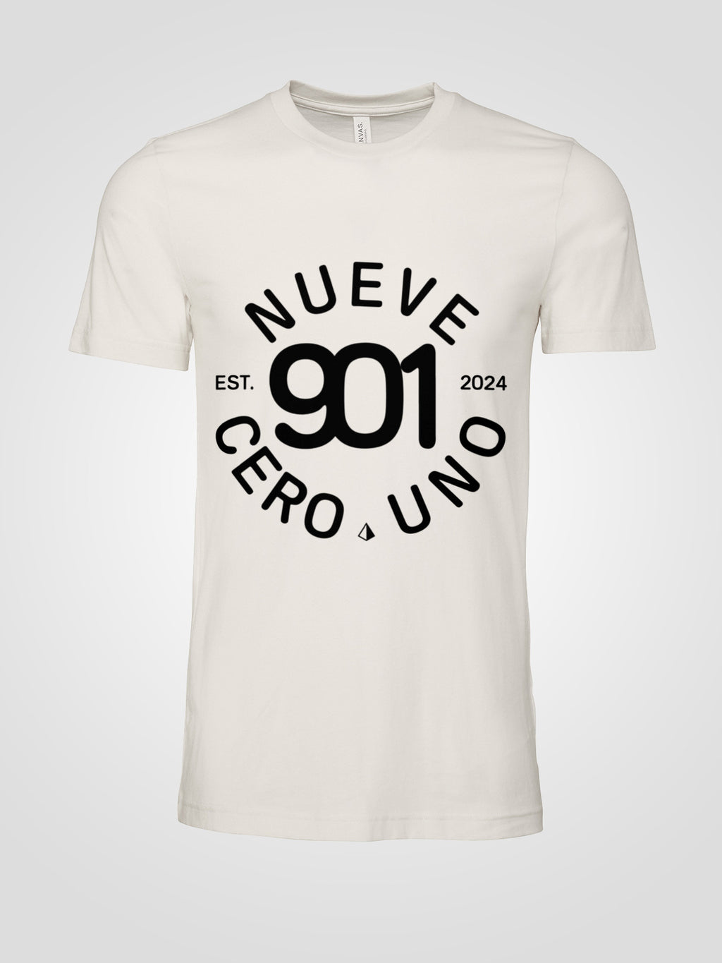 Premium White Shirt - Large Black Logo